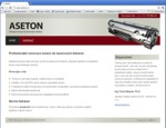 Nhled na webov strnky: Aseton - renovace toner do laserovch tiskren