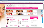 Nhled na webov strnky: Chriscosmetics - eshop dekorativn kosmetiky